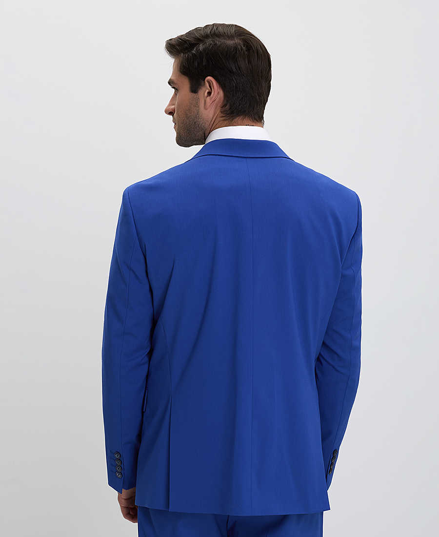 Donini Ανδρικό Κοστούμι Slim Fit σε Μπλε Ρουά φωτογραφία