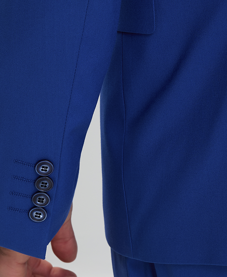 Donini Ανδρικό Κοστούμι Slim Fit σε Μπλε Ρουά φωτογραφία