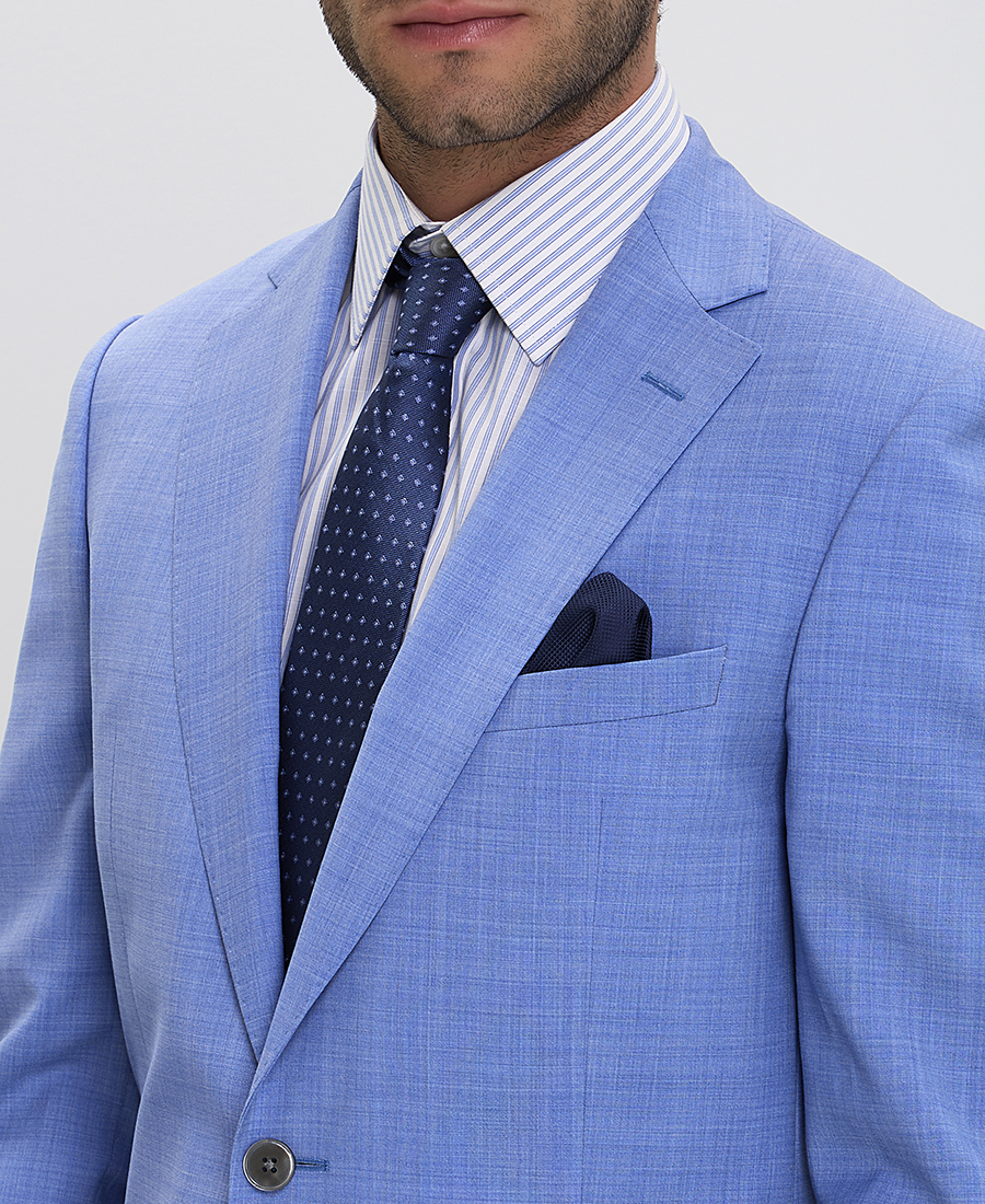 Vardas Κοστούμι σε Ανοιχτό Μπλε Modern Fit φωτογραφία