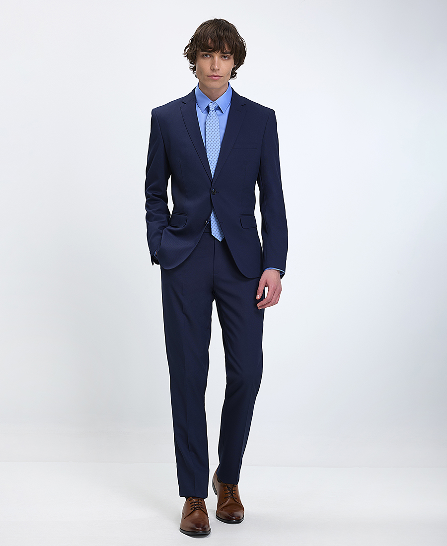 Ανδρικό Κοστούμι Modern Fit σε Σκούρο Μπλε