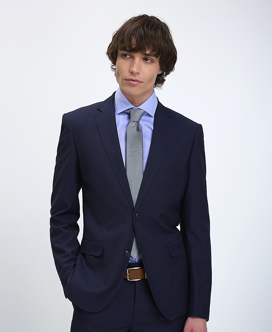 Ανδρικό Κοστούμι Modern Fit σε Μπλε φωτογραφία