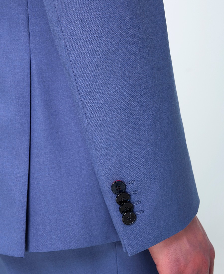 Hugo Ανδρικό Κοστούμι Slim Fit Μπλε φωτογραφία