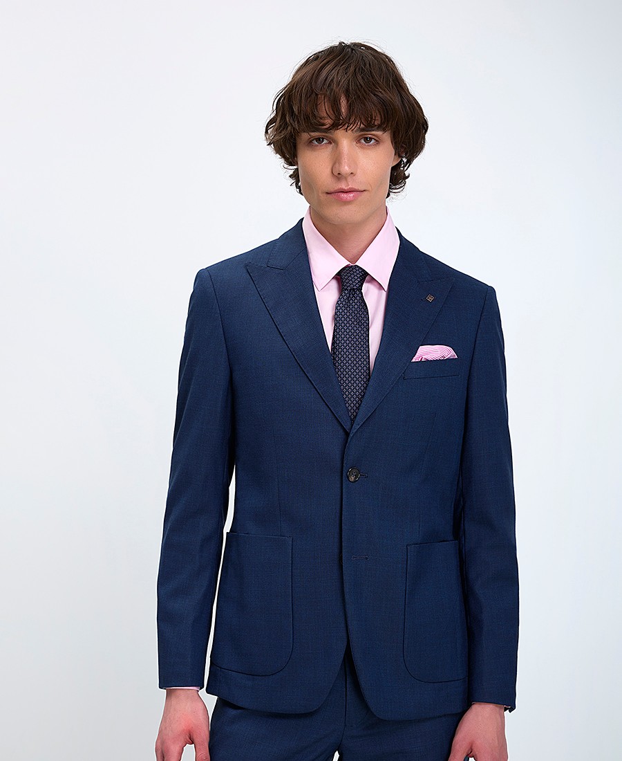 Mark Up Ανδρικό Κοστούμι Slim Fit Πολυεστερικό Με Μικροσχέδιο φωτογραφία