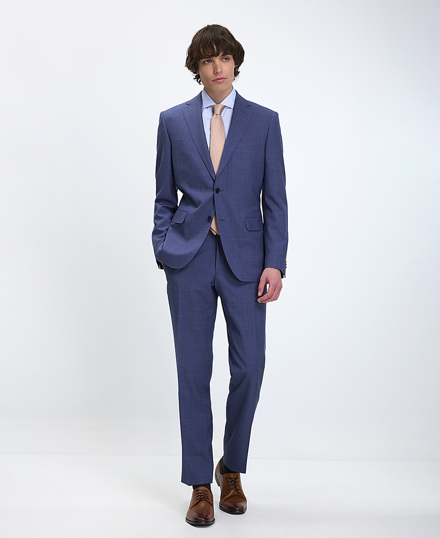 Kaiserhoff Kaiser Hoff Ανδρικό Κοστούμι Modern Fit σε Μπλε