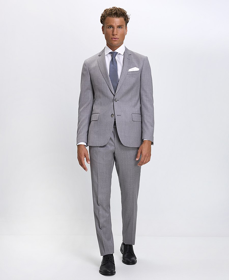 HD x Vardas Ανδρικό Κοστούμι Modern Fit σε Γκρι