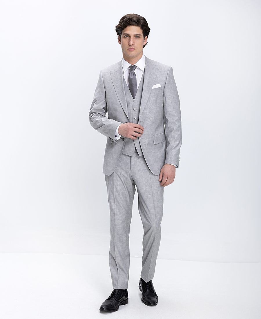 Boss Ανδρικό Κοστούμι Τριών Τεμαχίων Slim Fit