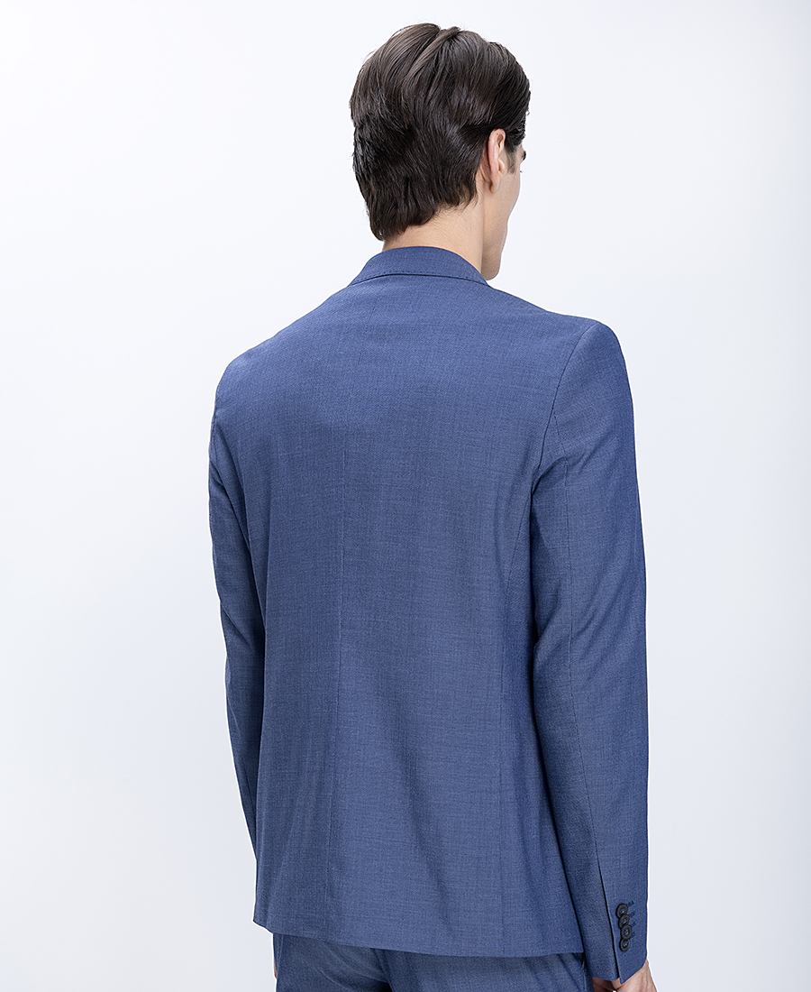 Ανδρικό Κοστούμι Slim Fit Με Κλασικό Πέτο φωτογραφία