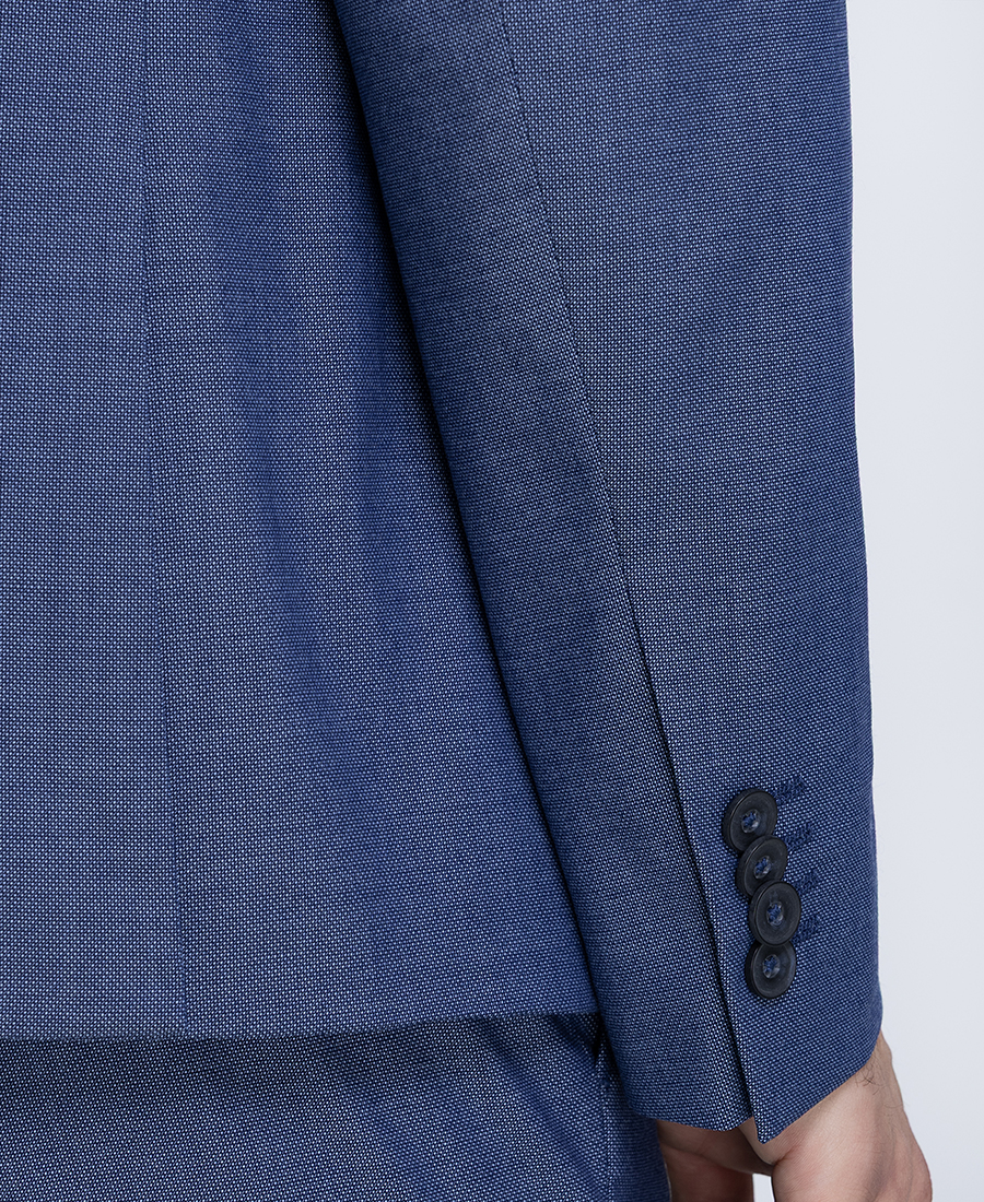Ανδρικό Κοστούμι Slim Fit Με Κλασικό Πέτο φωτογραφία