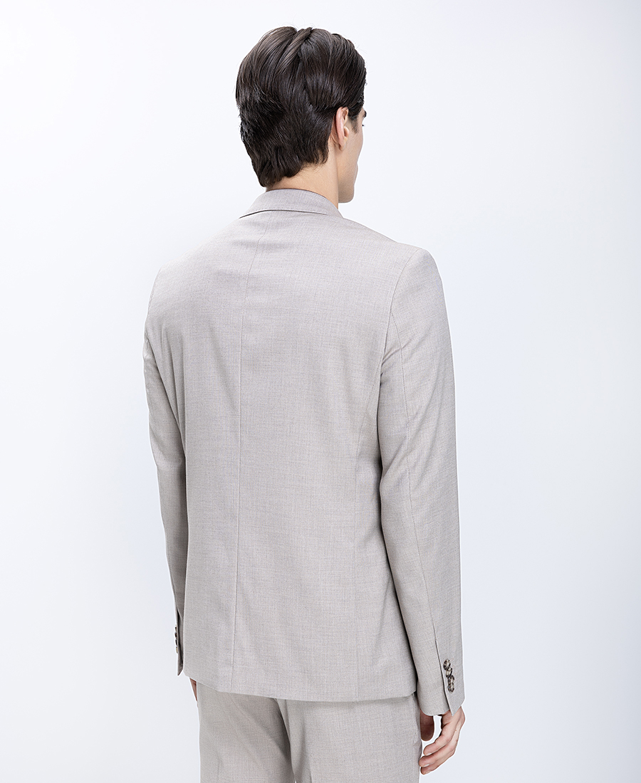 Ανδρικό Κοστούμι Slim Fit Με Κλασικό Πέτο φωτογραφία