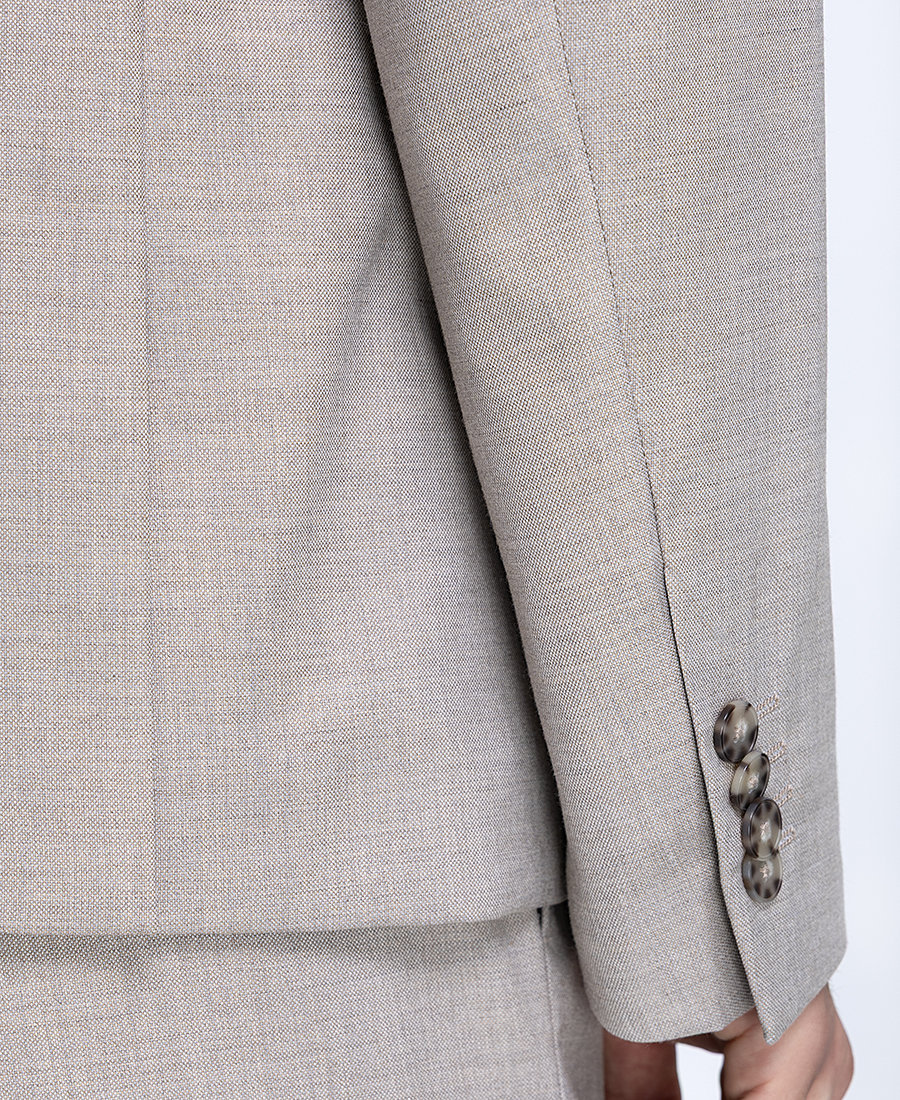 Ανδρικό Κοστούμι Slim Fit Με Κλασικό Πέτο φωτογραφία