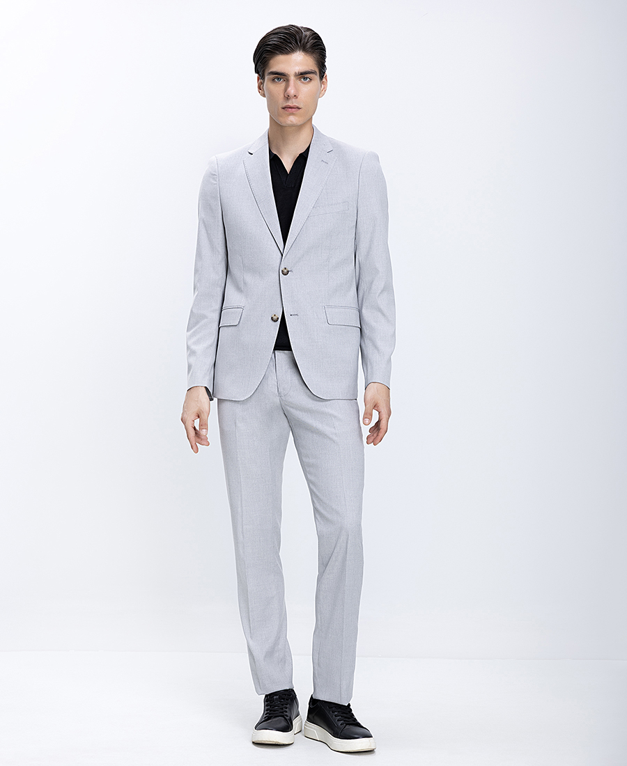 Donini Ανδρικό Κοστούμι Slim Fit Με Κλασικό Πέτο
