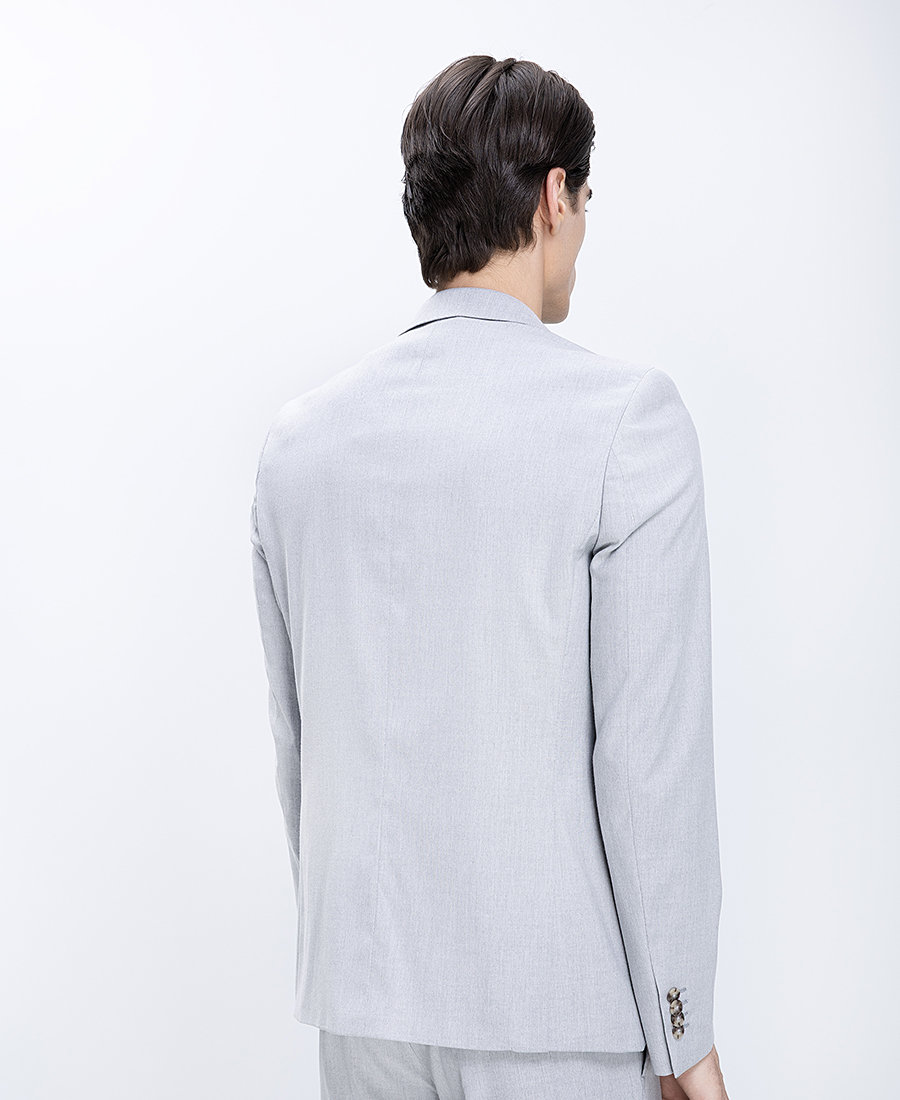 Ανδρικό Κοστούμι Slim Fit Με Κλασικό Πέτο φωτογραφία