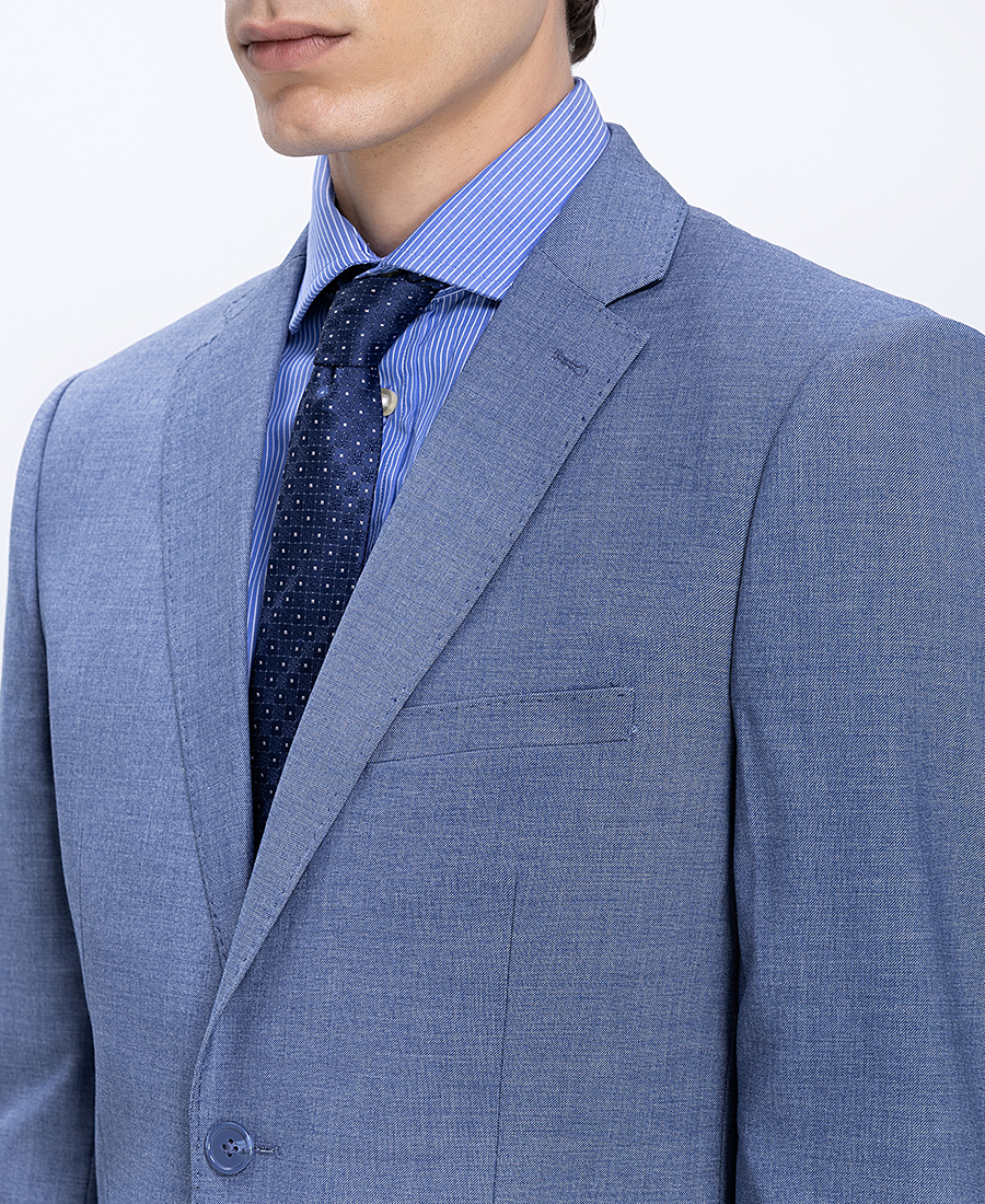 Ανδρικό Κοστούμι Micro Texture Modern Fit φωτογραφία