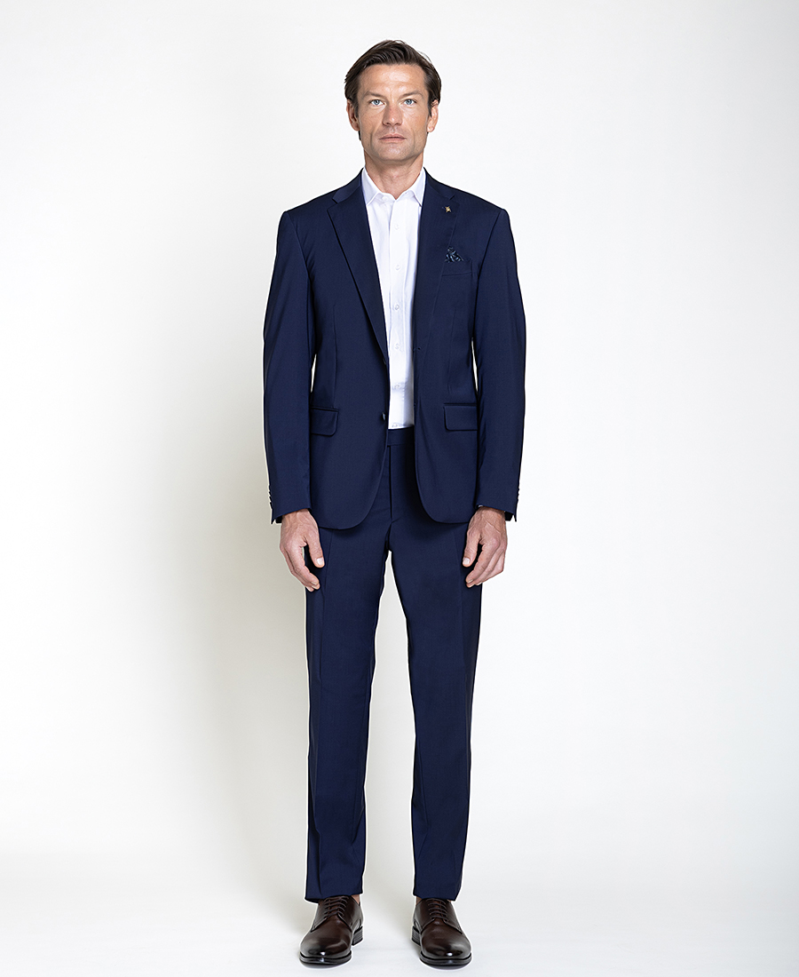 CC Collection Corneliani Ανδρικό Κοστούμι Virgin Wool Με Ελαστικότητα Modern Fit Για Επίσημες Εμφανίσεις
