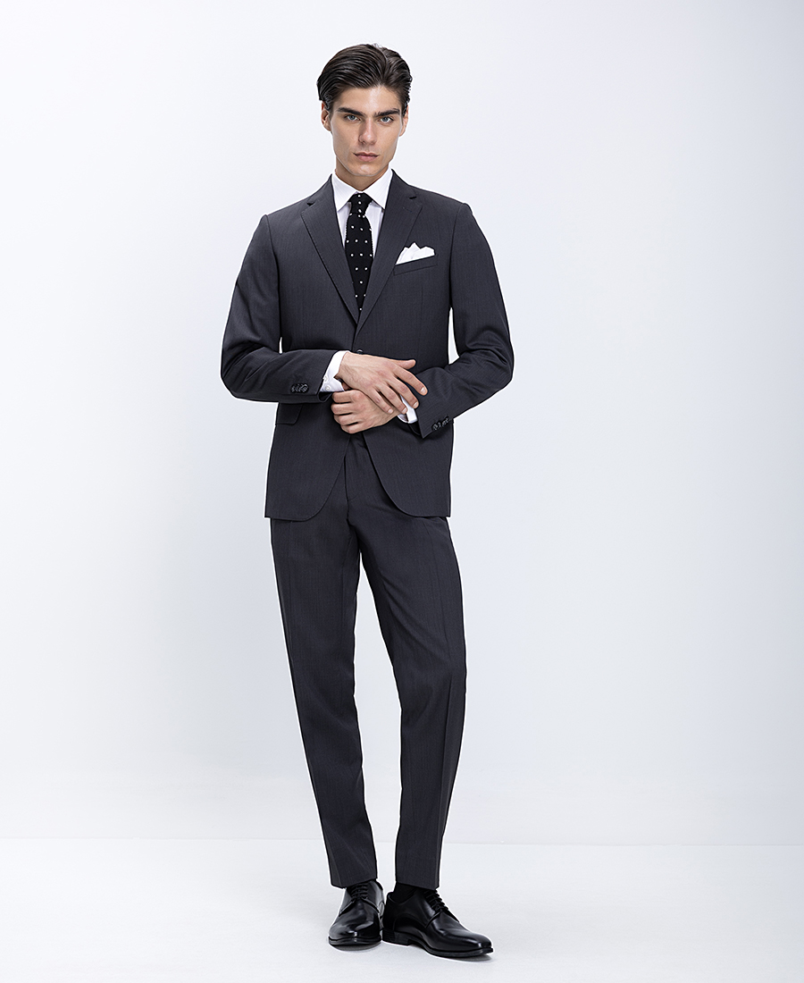 Kaiserhoff Ανδρικό Κοστούμι Slim Fit Με Κλασικό Πέτο
