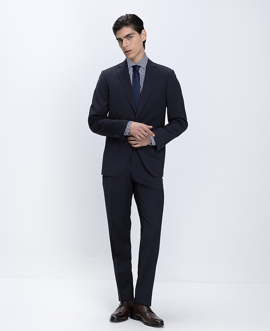 Kaiserhoff Ανδρικό Κοστούμι Slim Fit Με Κλασικό Πέτο