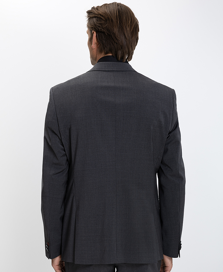 Hugo Ανδρικό Σακάκι Regular Fit Γκρι φωτογραφία