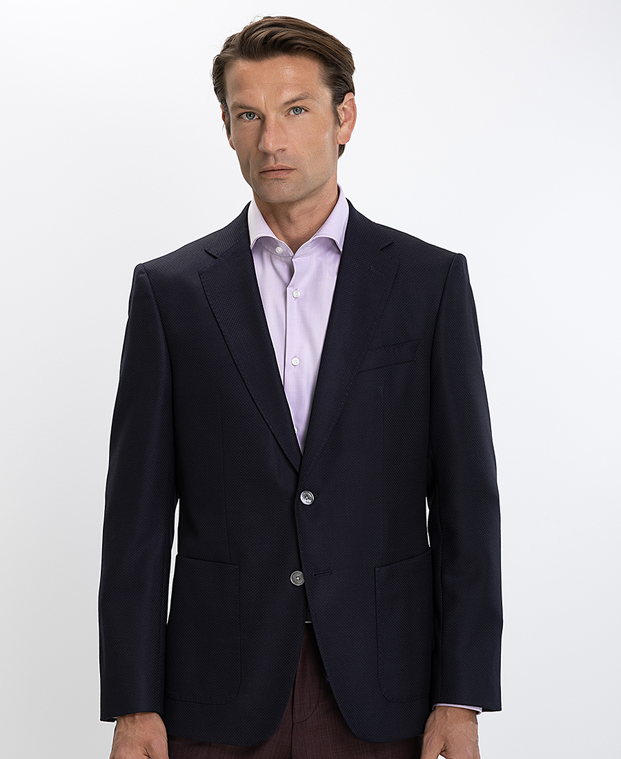 Boss Ανδρικό Σακάκι Μάλλινο Regular Fit