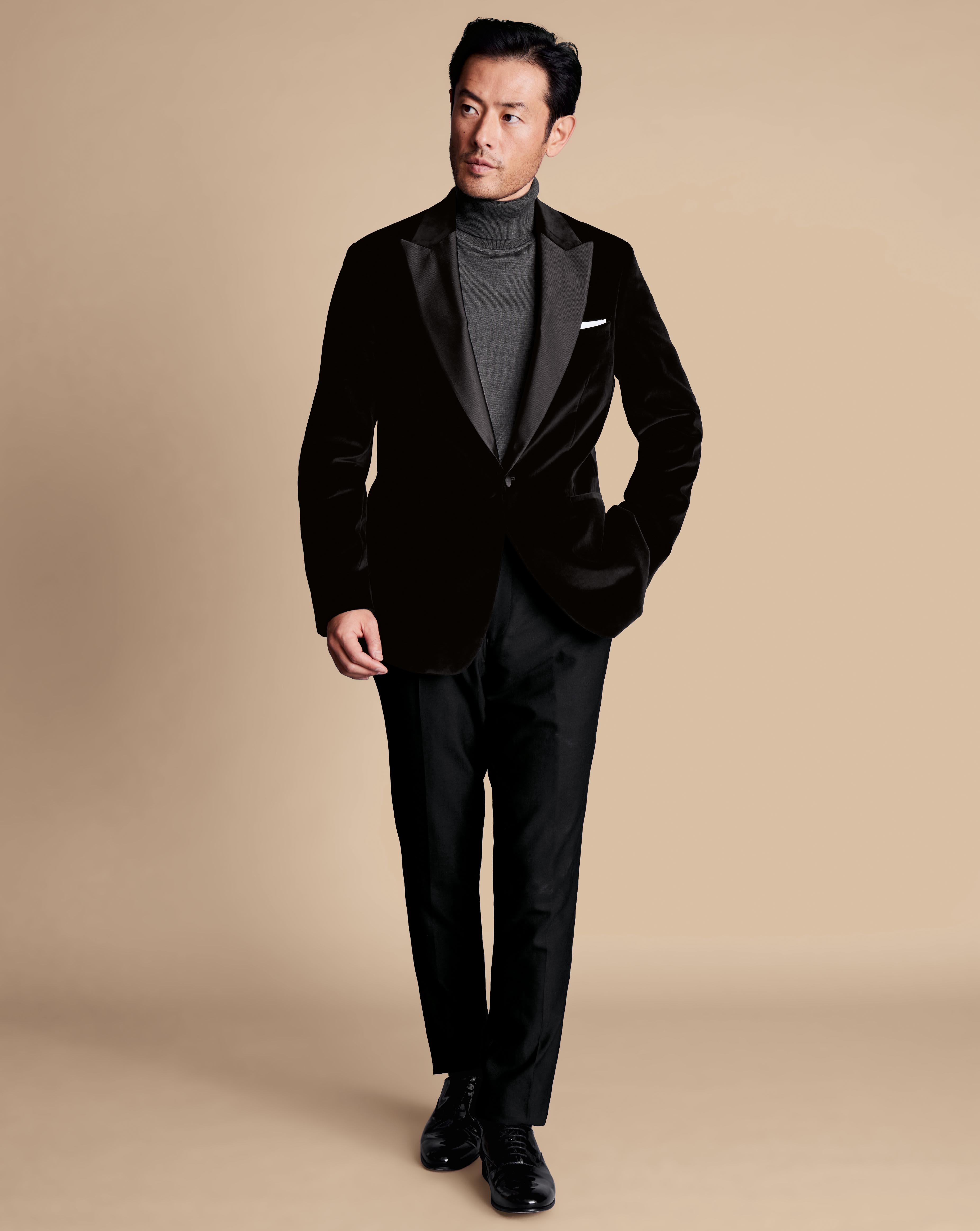 Charles Tyrwhitt Ανδρικό Σακάκι Italian Velvet Slim Fit φωτογραφία