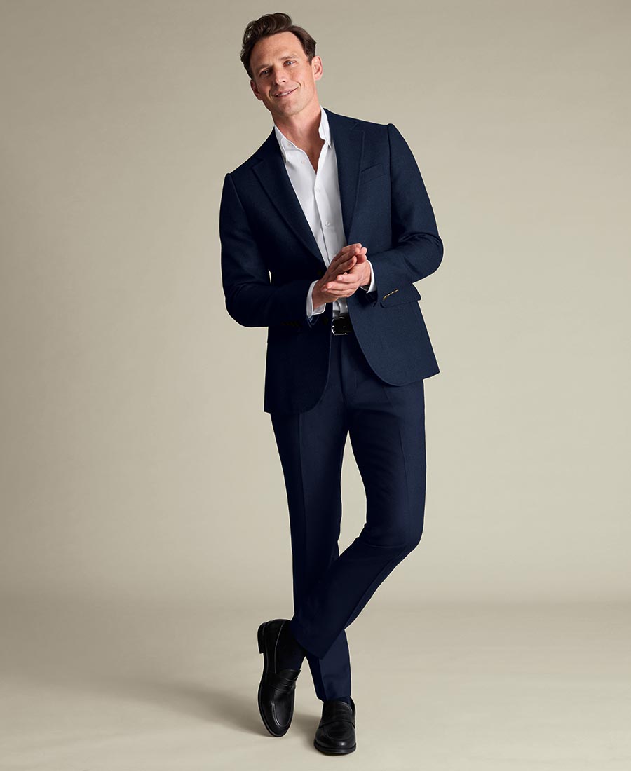 Charles Tyrwhitt Ανδρικό Μάλλινο Σακάκι Tailored Fit φωτογραφία