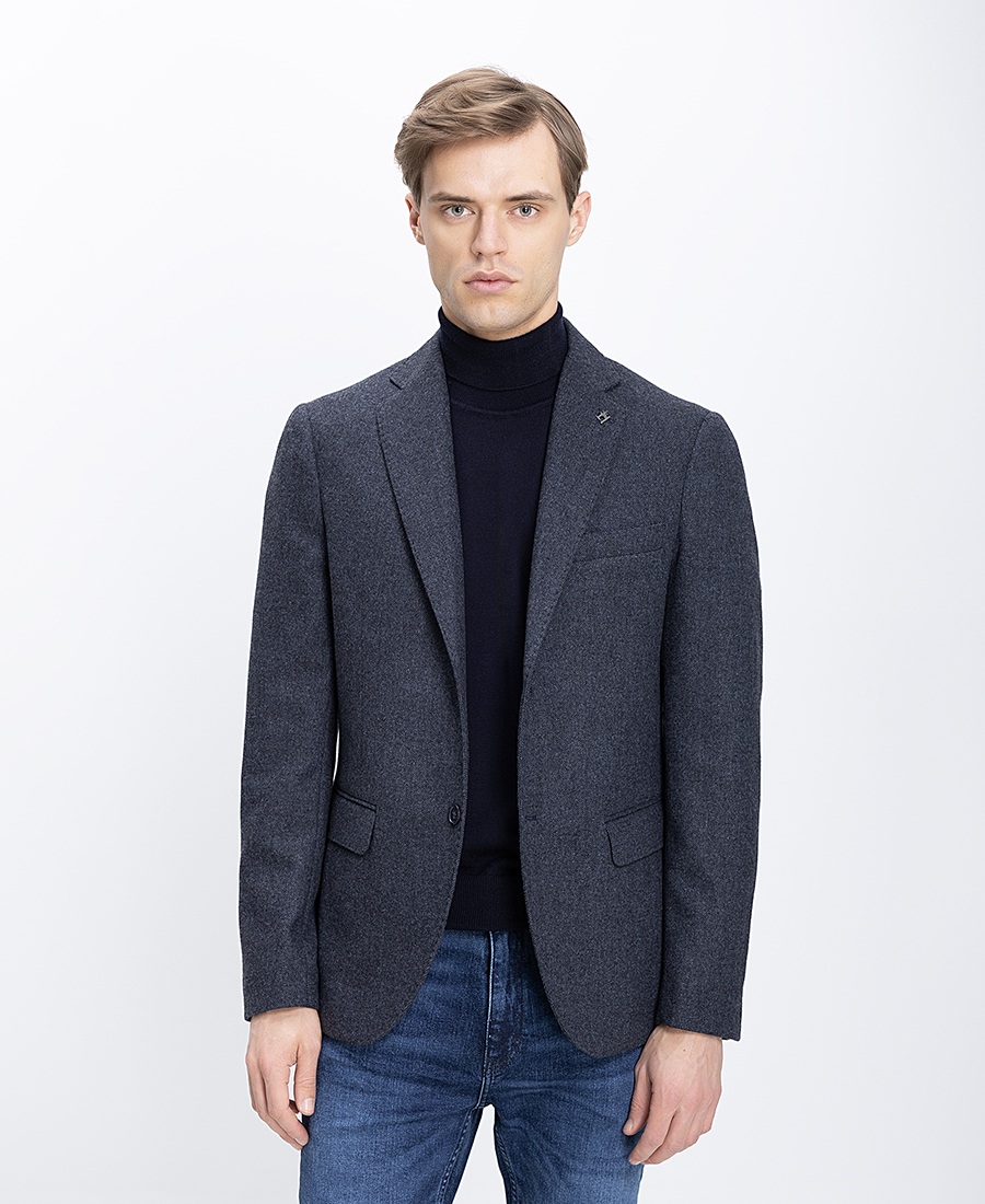 Xd X Vardas Ανδρικό Σακάκι Με Τσέπες Με Καπάκι Regular Fit