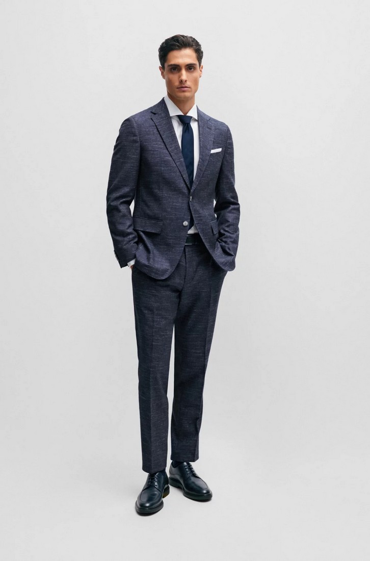 Boss Σακάκι με Μικροσχέδιο Slim Fit φωτογραφία