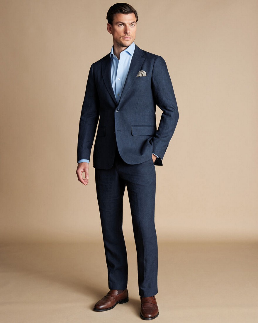 Charles Tyrwhitt Σακάκι Λινό Modern Fit φωτογραφία