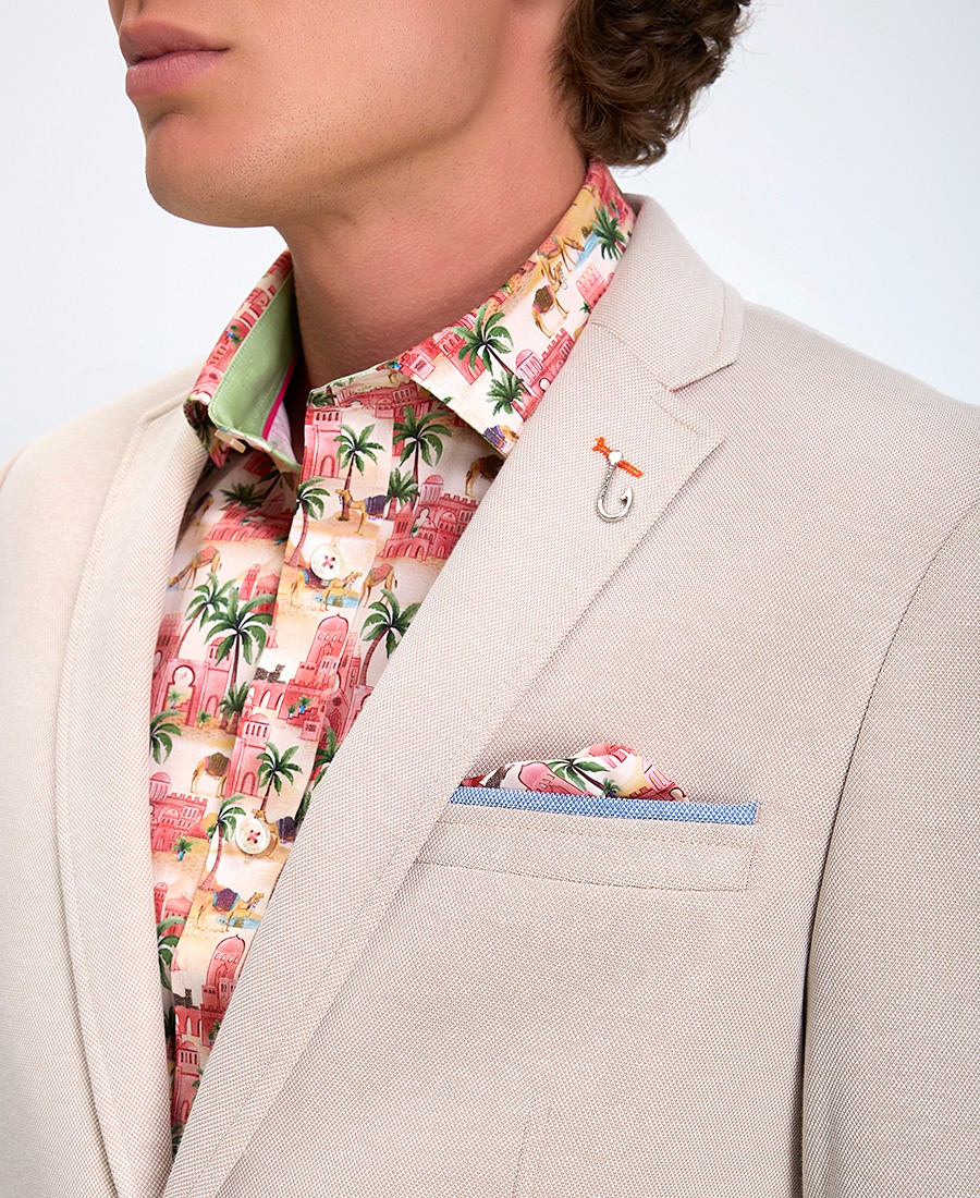 A Fish named Fred Ανδρικό Σακάκι Blazer Pique Regular Fit φωτογραφία