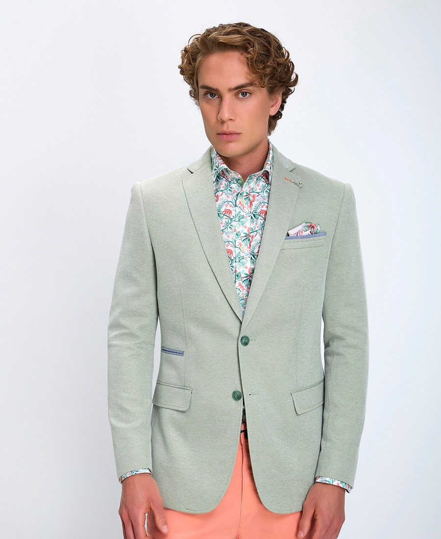 A Fish named Fred Ανδρικό Σακάκι Blazer Pique Regular Fit φωτογραφία