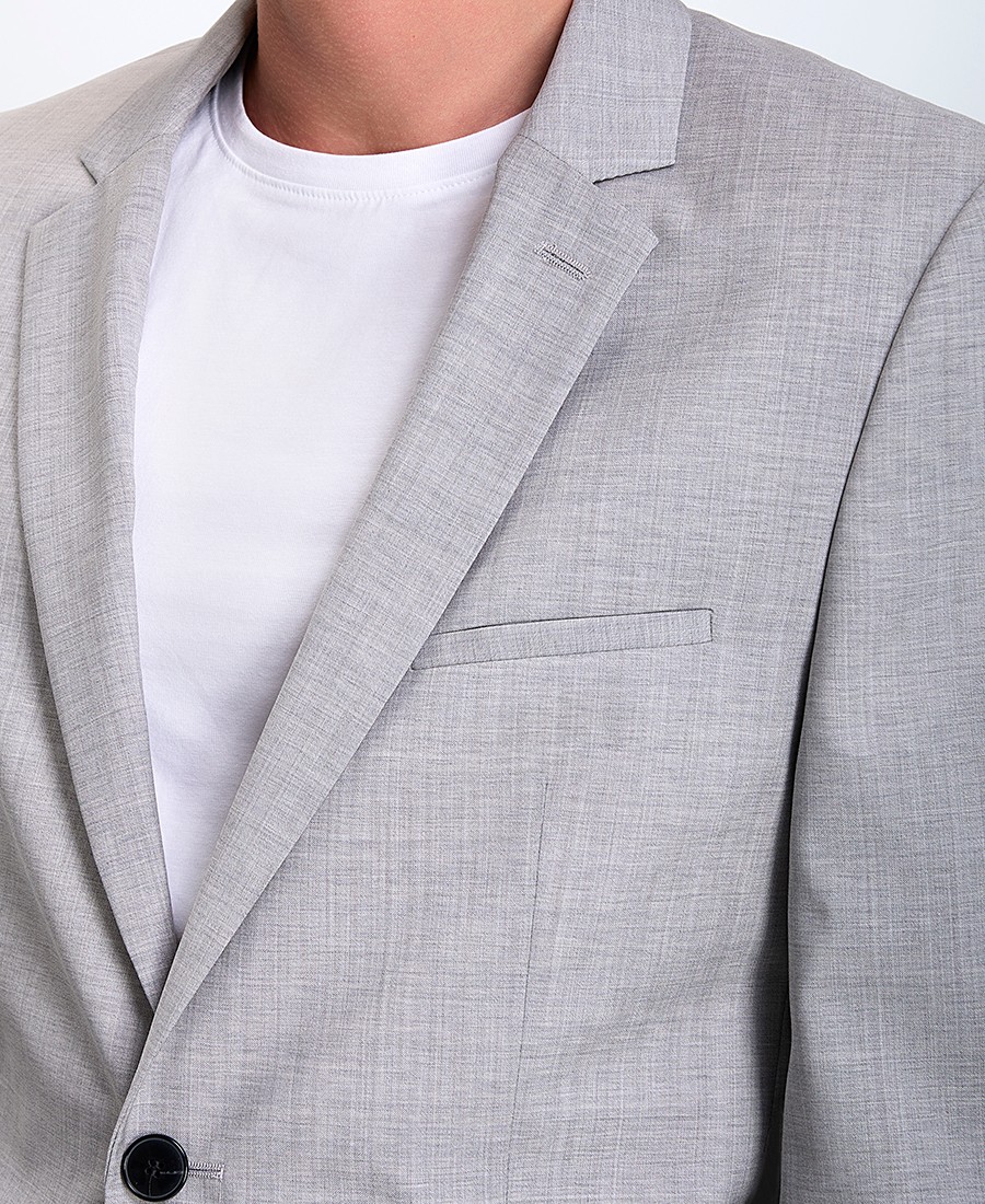 Hugo Ανδρικό Σακάκι Extra-Slim Fit Από Μελανζέ Παρθένο Μαλλί φωτογραφία