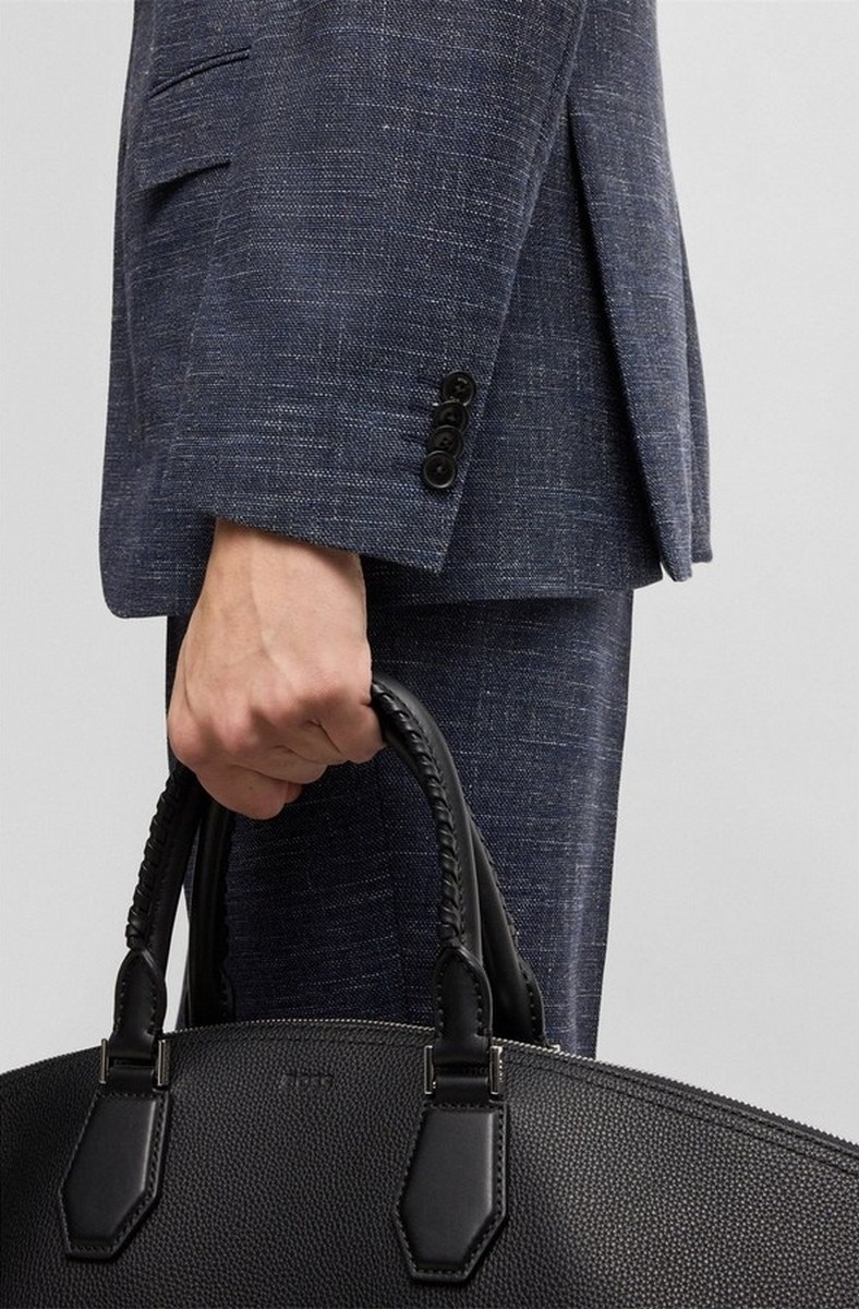 Boss Ανδρικό Σακάκι Slim Fit Από Μικρομοτίβο Με Ελαστικό Ύφασμα φωτογραφία