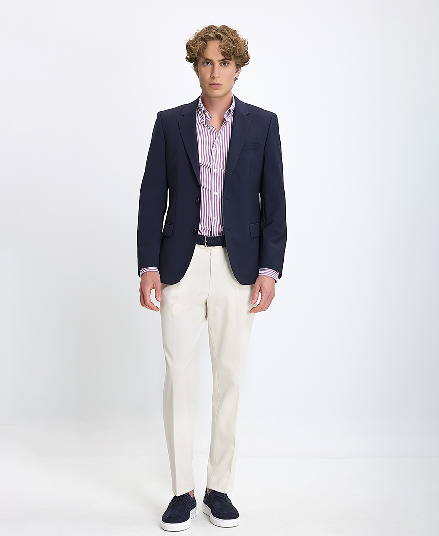 Hugo Ανδρικό Σακάκι Regular Fit Σε Μπλε Απόχρωση φωτογραφία