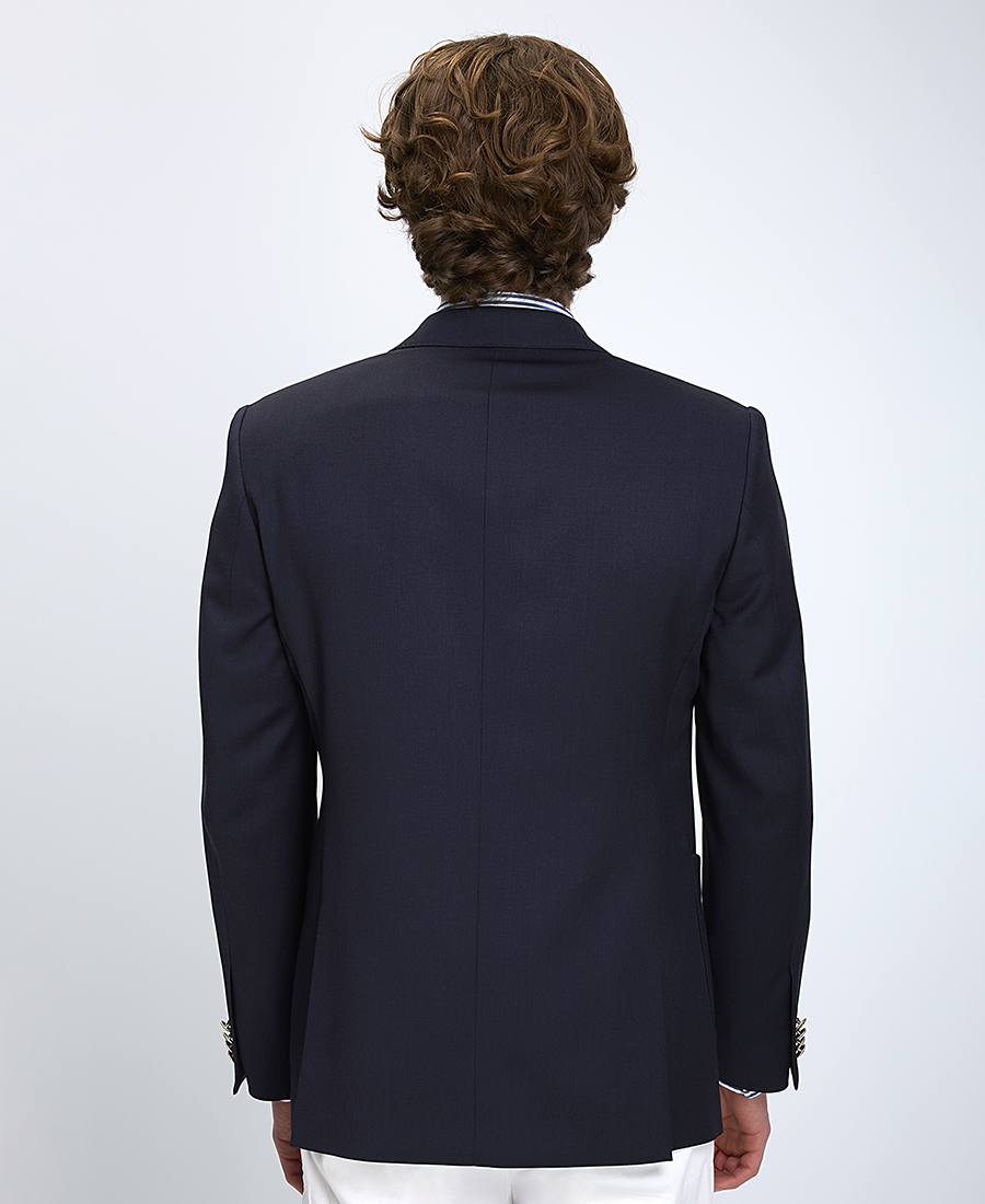 Kaiser Hoff Ανδρικό Σακάκι Regular Fit Σκούρο Μπλε φωτογραφία