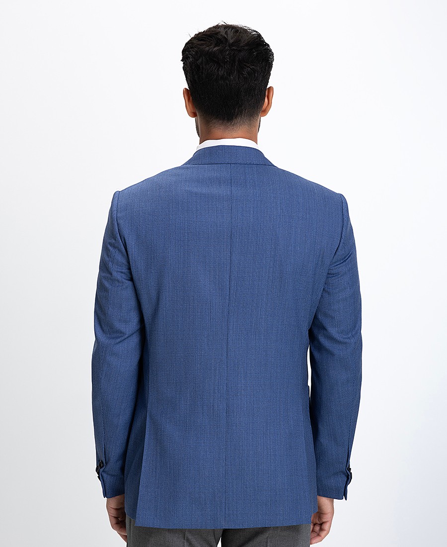 Kaiserhoff Ανδρικό Σακάκι Slim Fit Μπλε Ραφ φωτογραφία