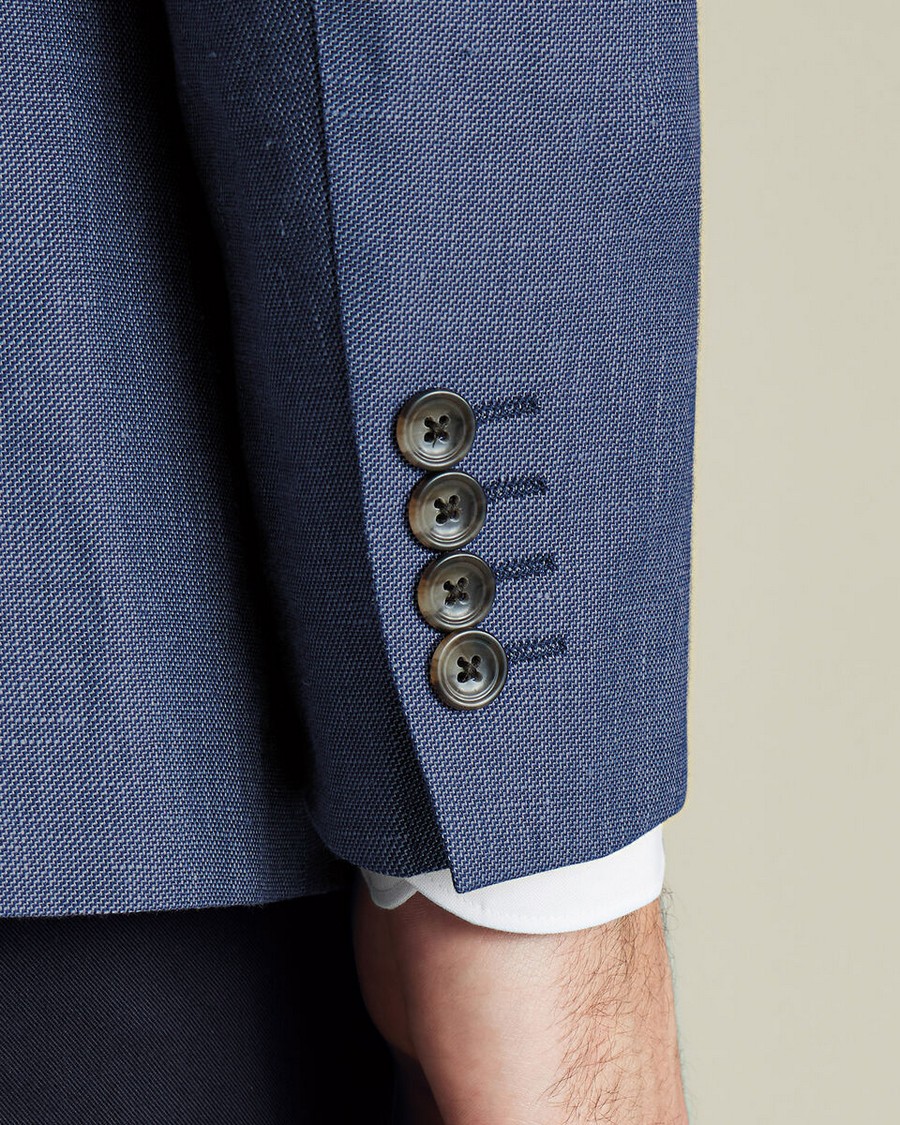 Charles Tyrwhitt Ανδρικό Σακάκι Λινό/Βαμβακερό Modern Fit φωτογραφία