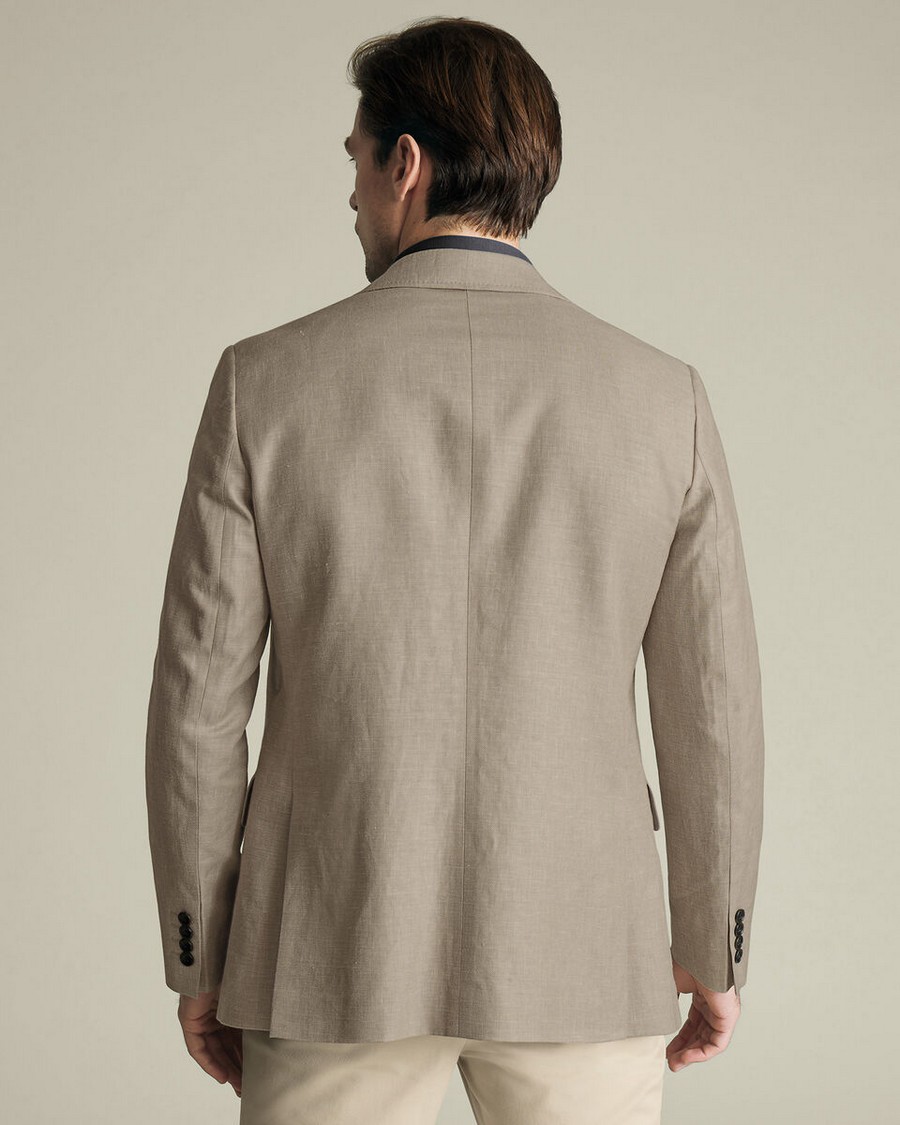 Charles Tyrwhitt Ανδρικό Σακάκι Λινό/Βαμβακερό Modern Fit φωτογραφία