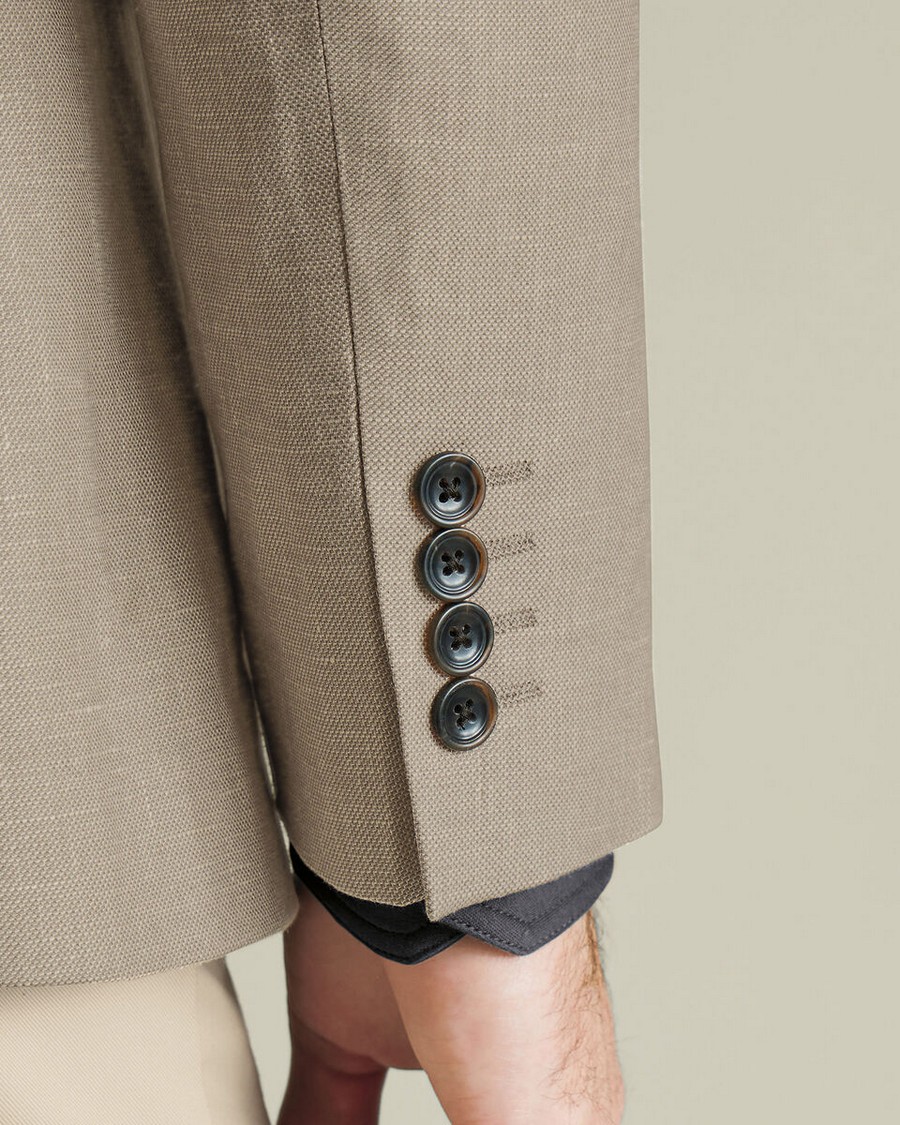 Charles Tyrwhitt Ανδρικό Σακάκι Λινό/Βαμβακερό Modern Fit φωτογραφία