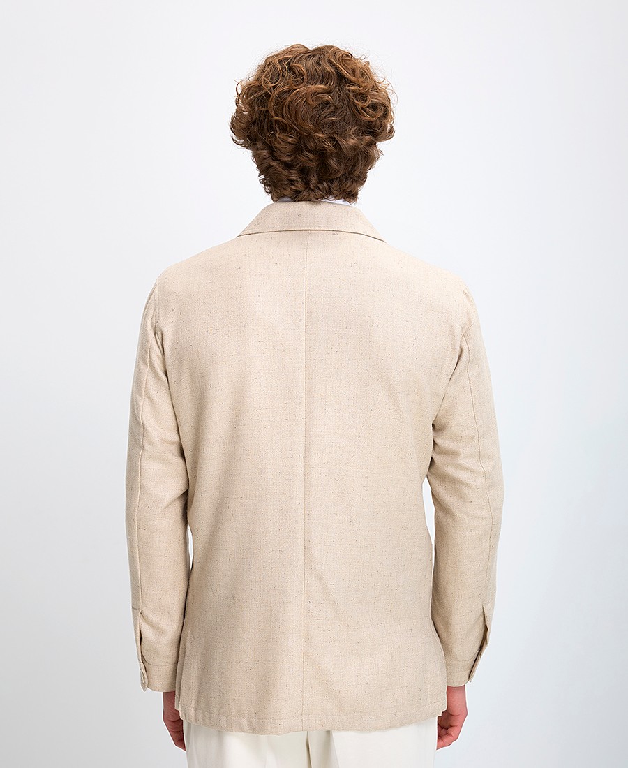 Vardas Ανδρικό Σακάκι Regular Fit Σε Μπεζ Απόχρωση φωτογραφία