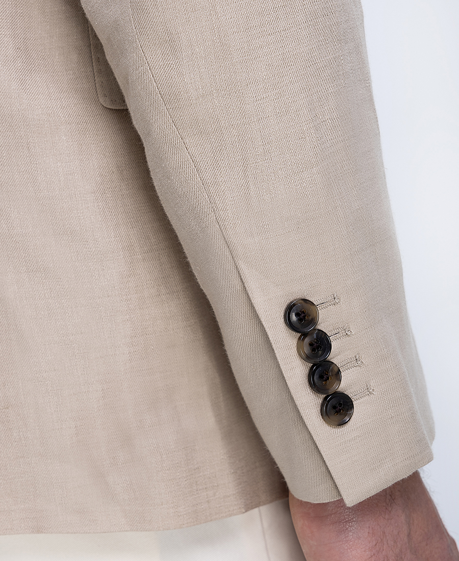 Charles Tyrwhitt Ανδρικό Σακάκι Slim Fit Λινό Με Notch Πέτο90 φωτογραφία
