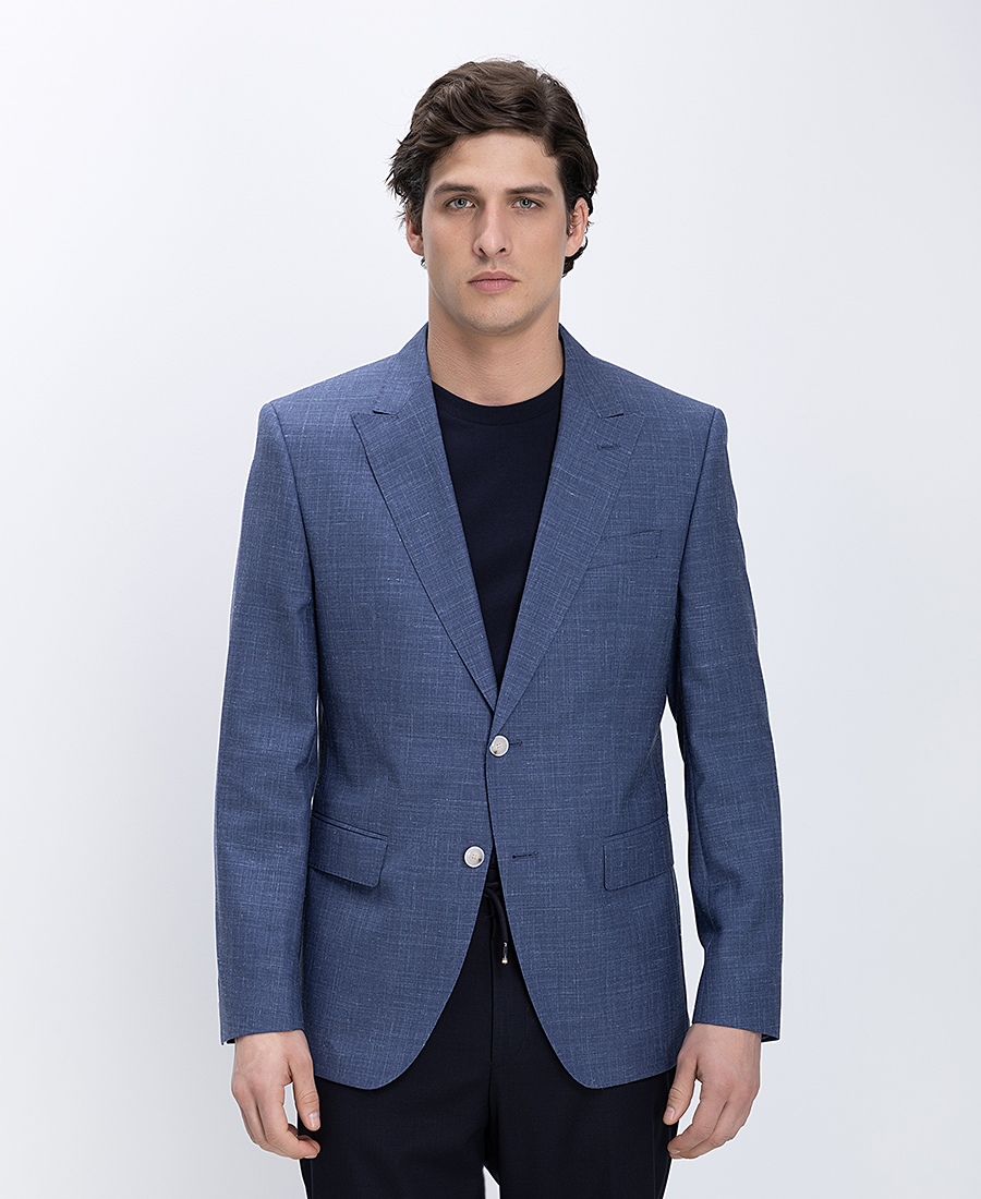 Boss Ανδρικό Λινό Σακάκι Modern Fit