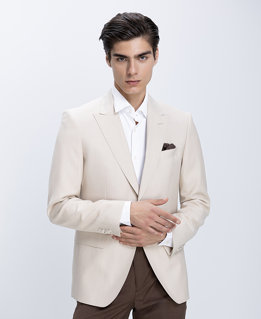 Boss Ανδρικό Λινό Σακάκι Modern Fit