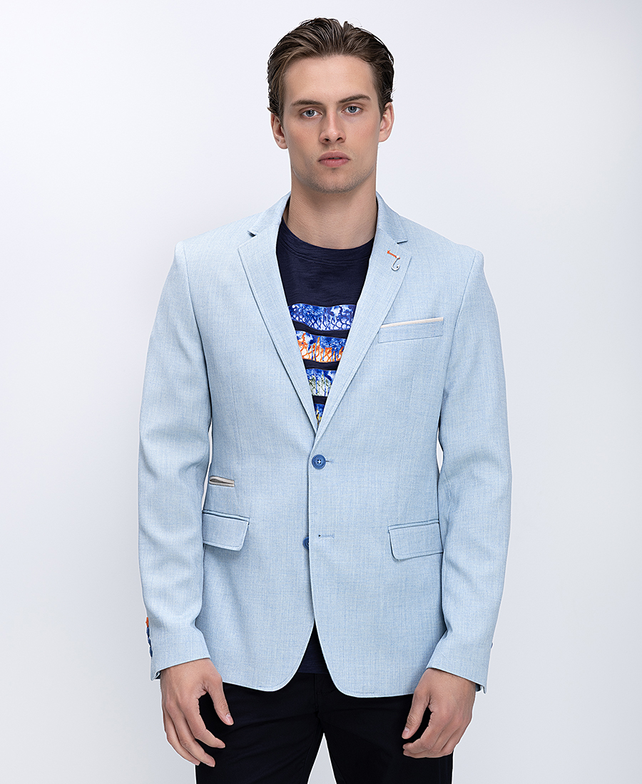 A Fish Named Fred Ανδρικό Σακάκι Με Ανάλαφρη Υφή Και Εσωτερικές Λεπτομέρειες