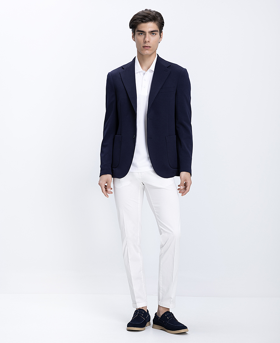 Ανδρικό Σακάκι Με Patch Τσέπες Modern Fit φωτογραφία