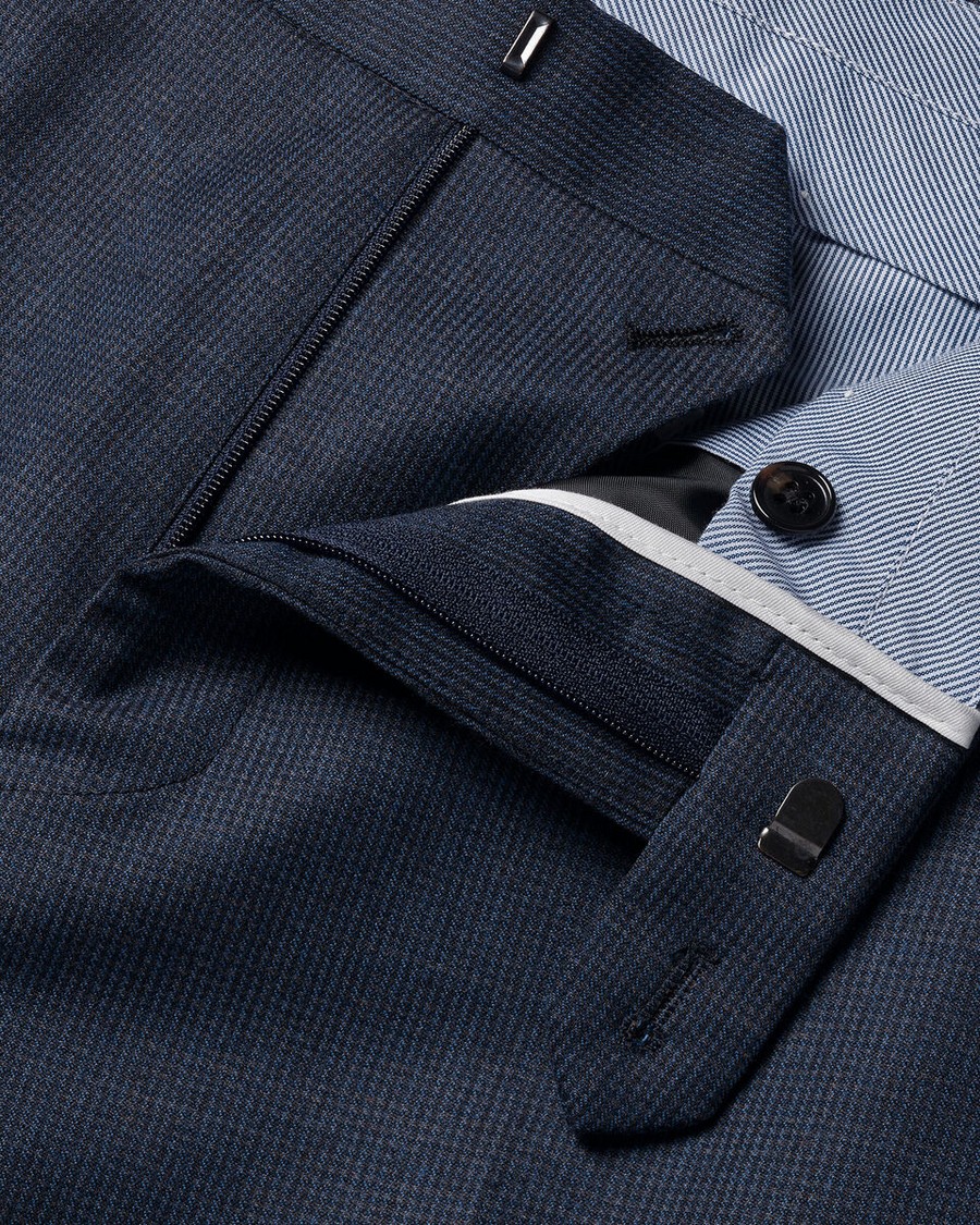 Charles Tyrwhitt Ανδρικό Παντελόνι Wool Stretch Slim Fit σε Μπλε φωτογραφία