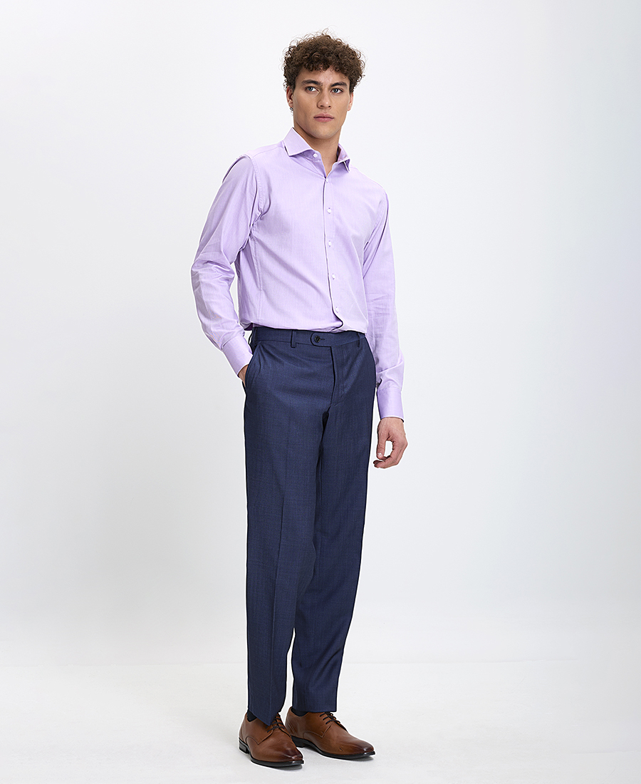 Vardas Ανδρικό Formal Παντελόνι Modern Fit σε Μπλε φωτογραφία