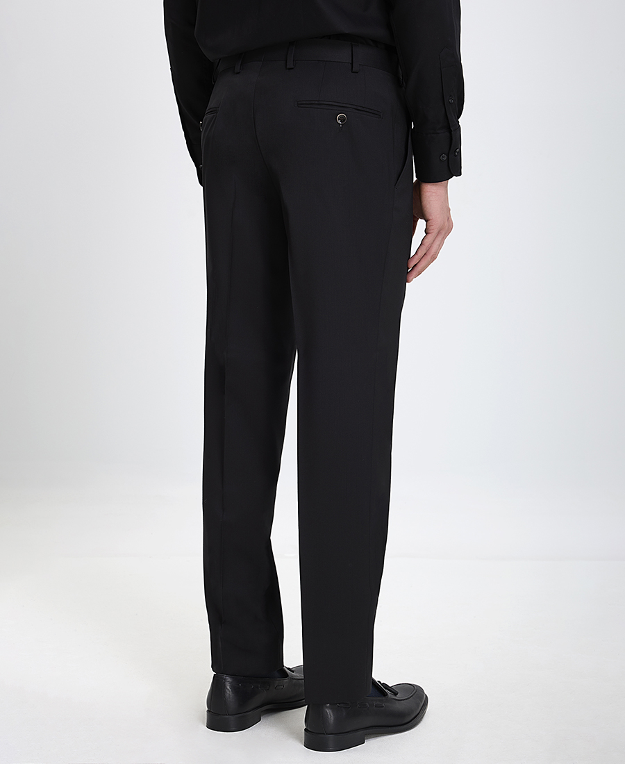 Vardas Ανδρικό Επίσημο Παντελόνι Modern Fit σε Μαύρο φωτογραφία