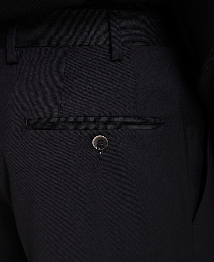 Vardas Ανδρικό Επίσημο Παντελόνι Modern Fit σε Μαύρο φωτογραφία