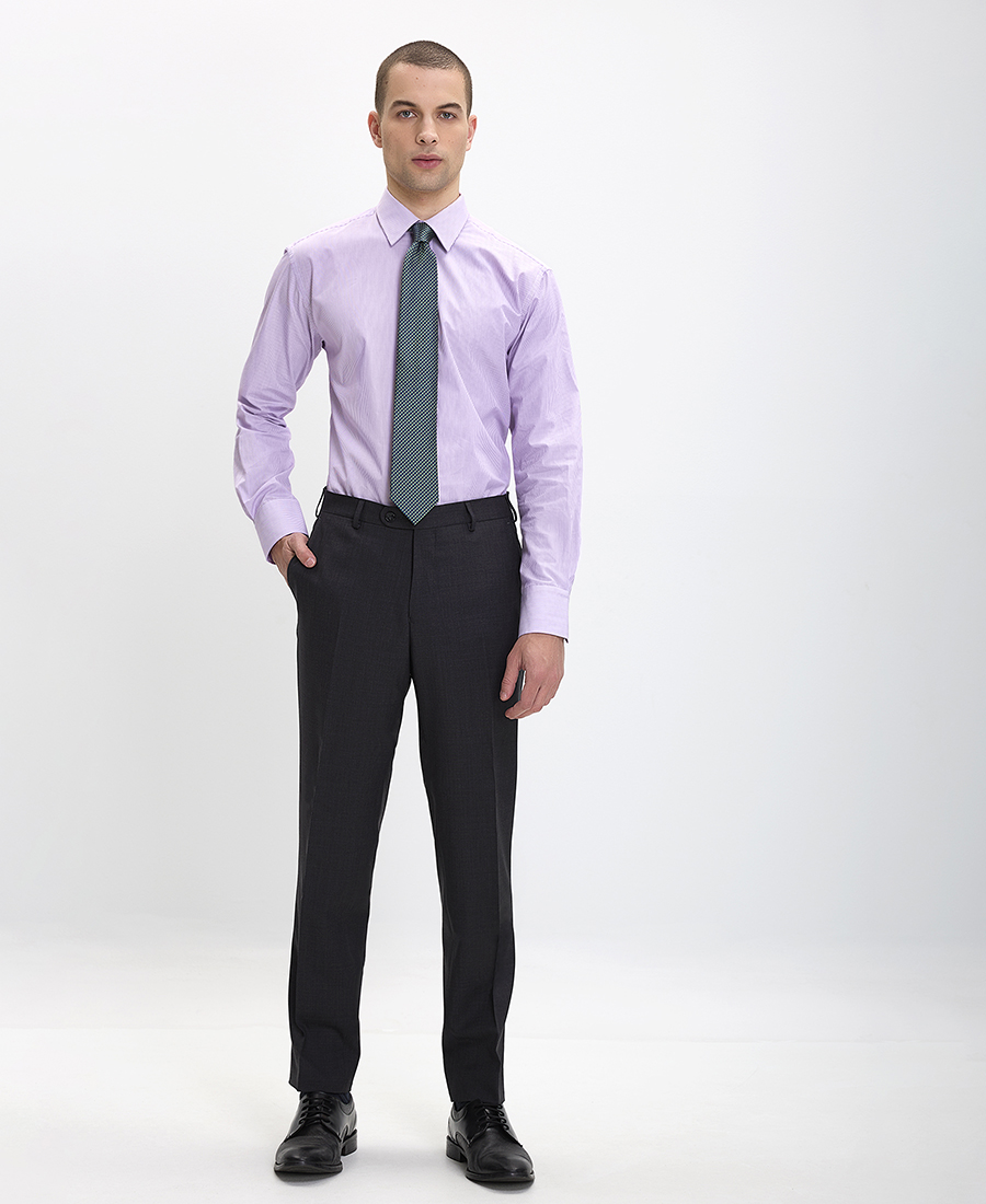 Kaiserhoff Ανδρικό Παντελόνι Regular Fit Μάλλινο Γκρι φωτογραφία