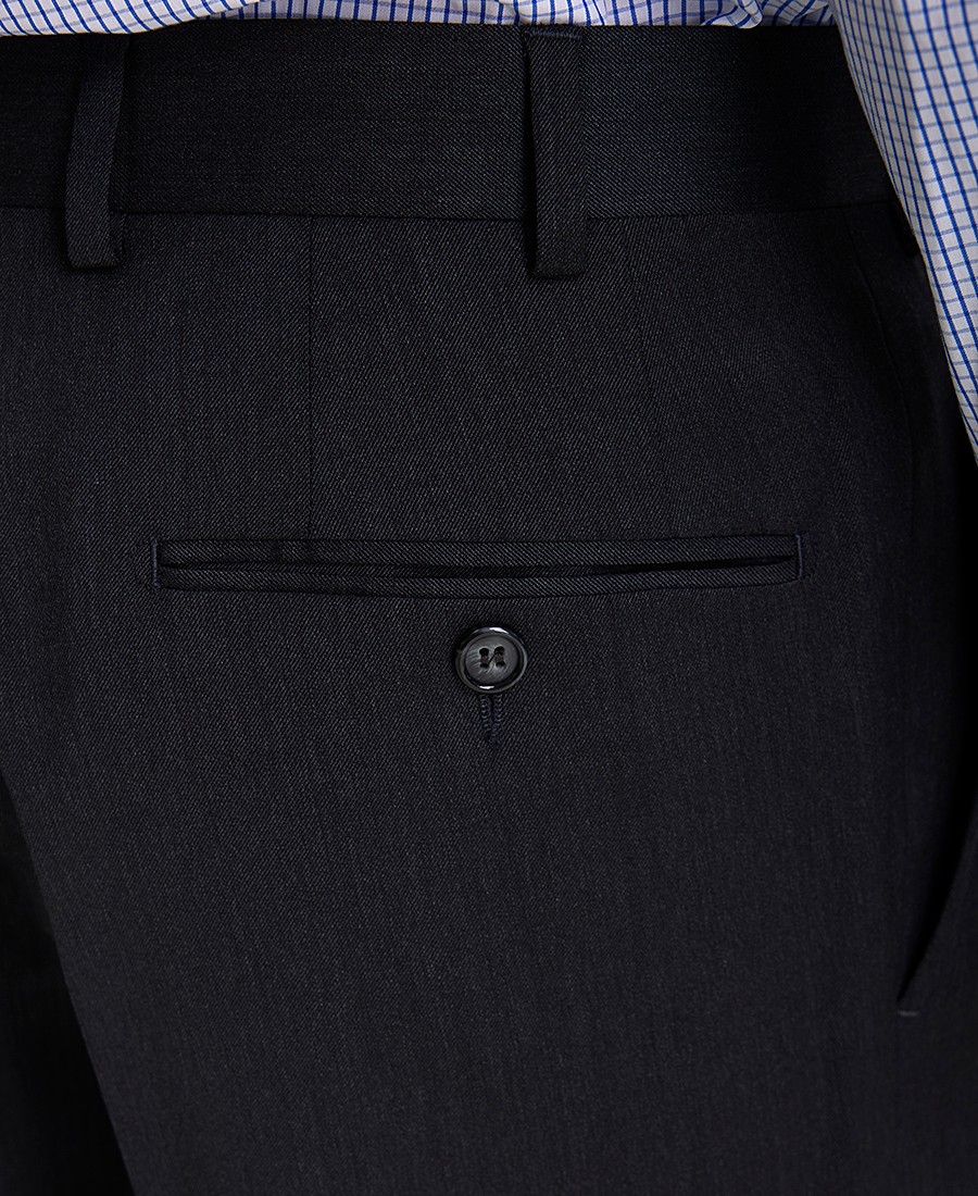 Kaiserhoff Ανδρικό Παντελόνι Regular Fit Μάλλινο Σκούρο Γκρι φωτογραφία