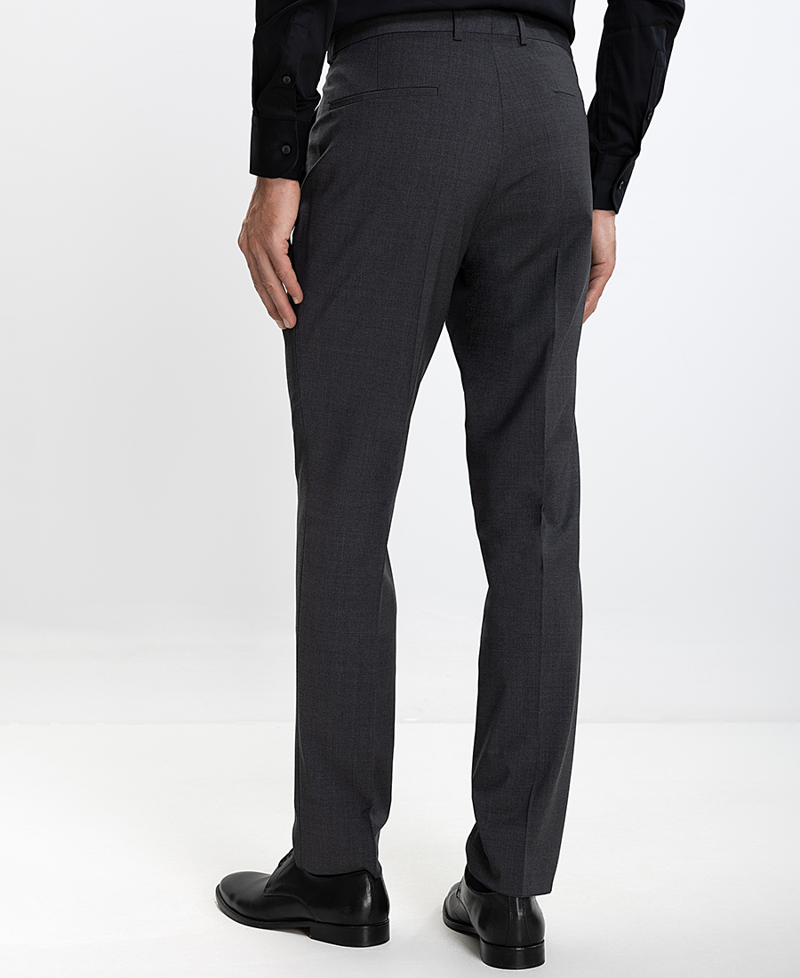 Hugo Ανδρικό Παντελόνι Regular Fit Γκρι φωτογραφία